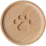 Load image into Gallery viewer, Cat Paw Wooden Coaster

