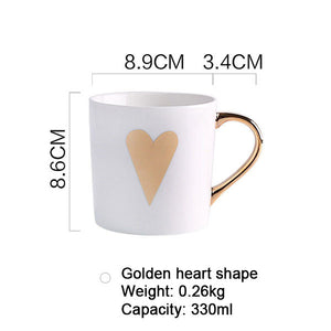 Gold Plating Handle Mug