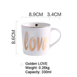 Load image into Gallery viewer, Gold Plating Handle Mug
